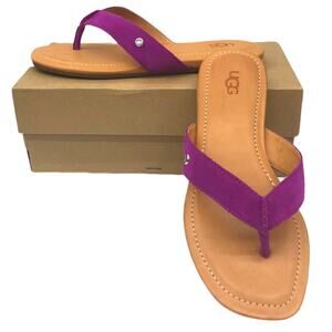 Ugg Sandals Flip Flops Tuolumne Casual Sandals 7 Women's Purple Dragon Fruit